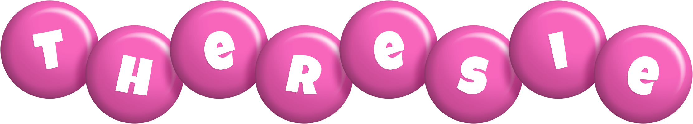 Theresie candy-pink logo