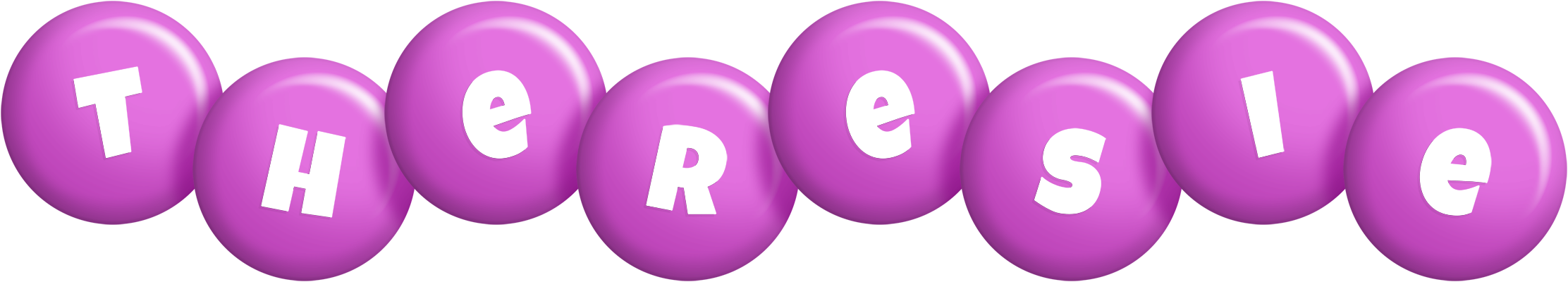 Theresie candy-purple logo