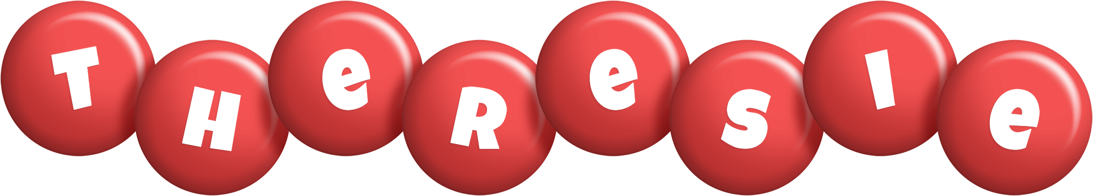 Theresie candy-red logo