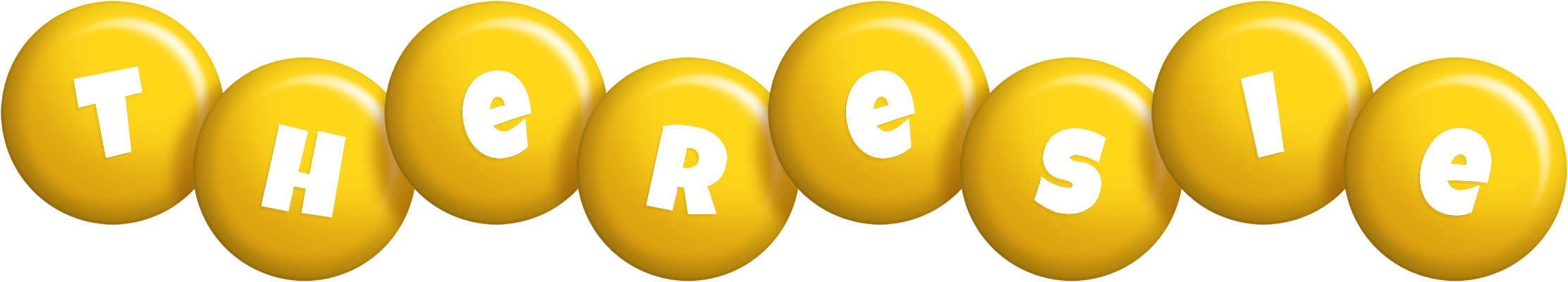 Theresie candy-yellow logo
