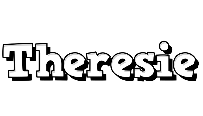 Theresie snowing logo