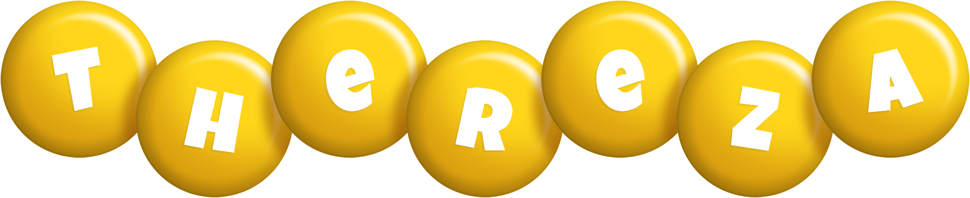 Thereza candy-yellow logo