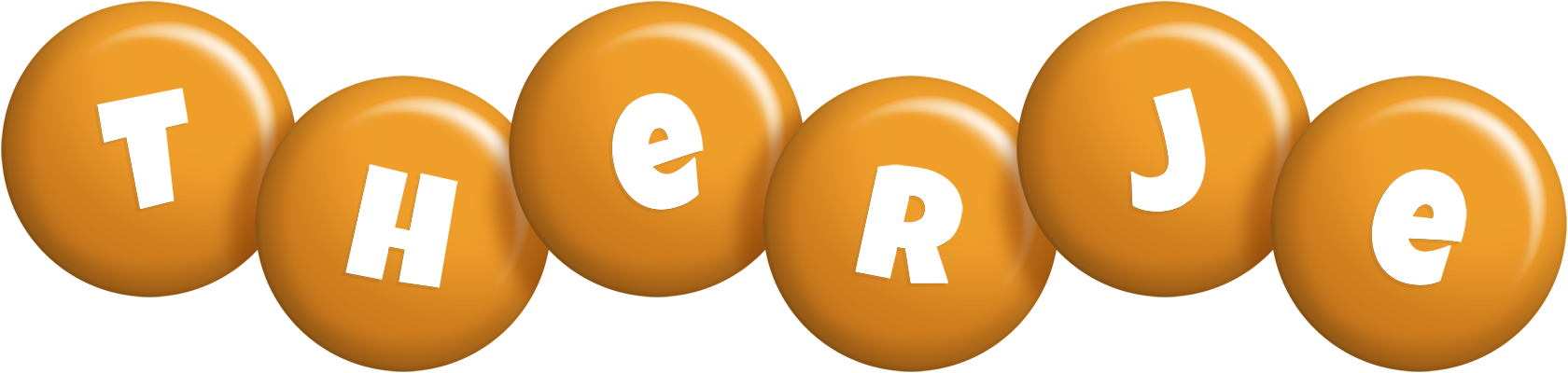 Therje candy-orange logo