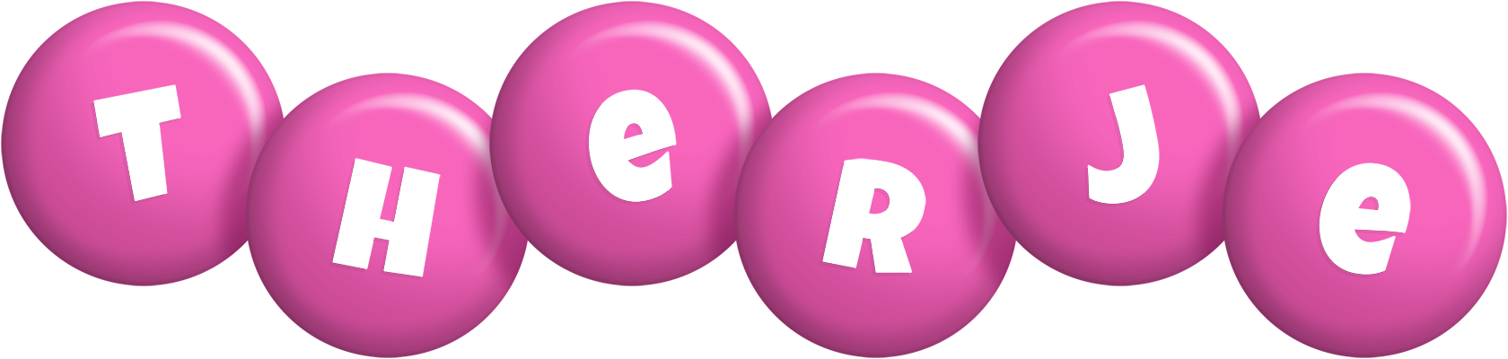 Therje candy-pink logo