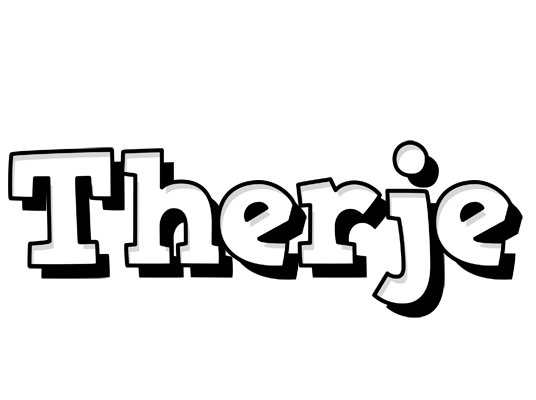 Therje snowing logo