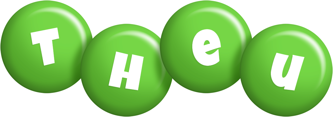 Theu candy-green logo