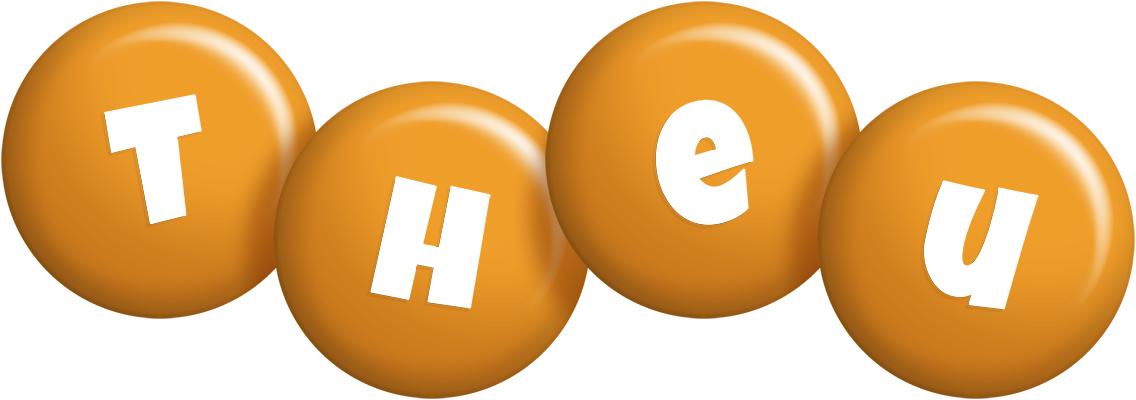 Theu candy-orange logo