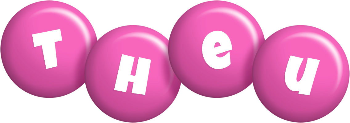 Theu candy-pink logo