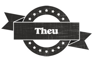 Theu grunge logo