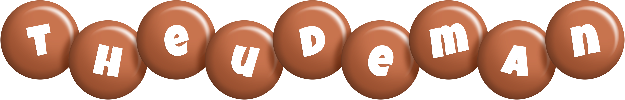 Theudeman candy-brown logo