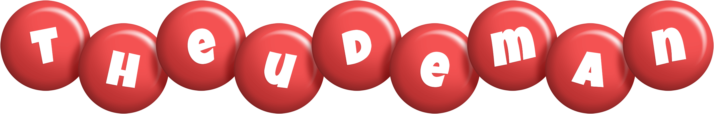 Theudeman candy-red logo