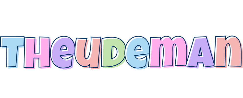 Theudeman pastel logo