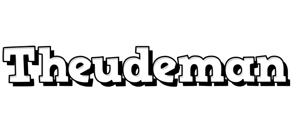 Theudeman snowing logo