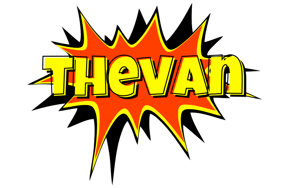 Thevan bazinga logo