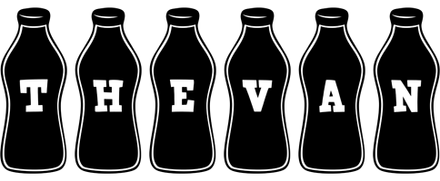 Thevan bottle logo
