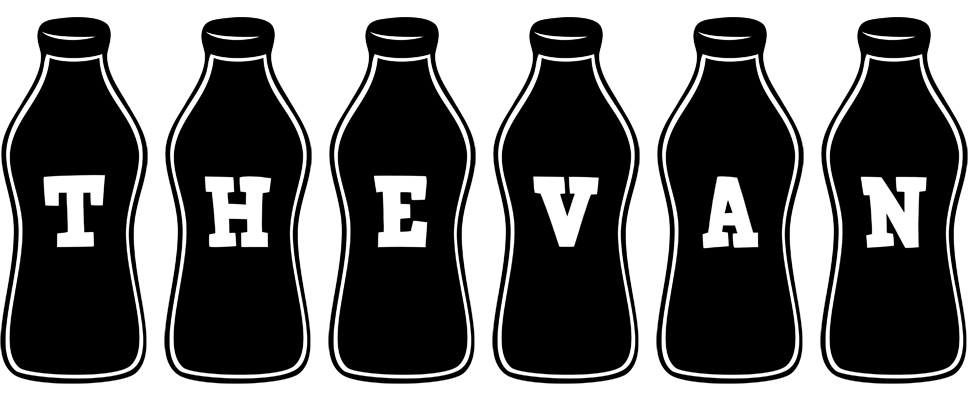 Thevan bottle logo