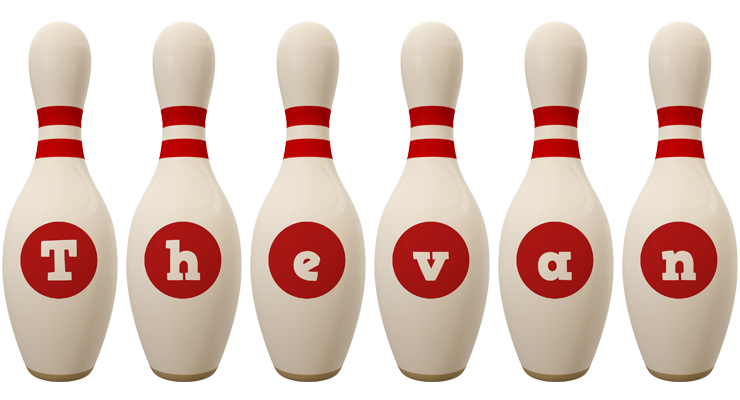 Thevan bowling-pin logo