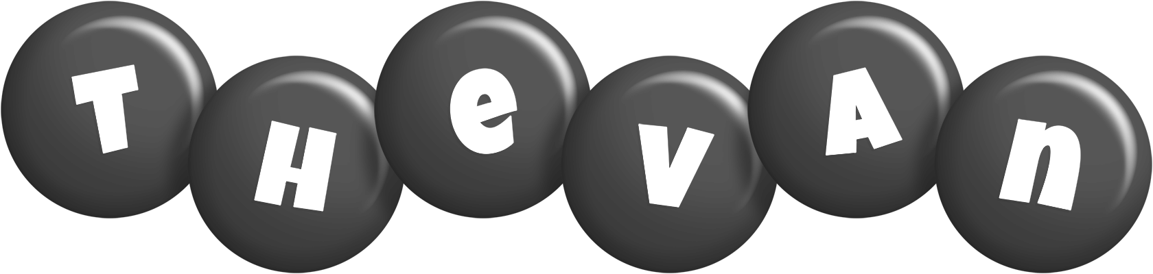 Thevan candy-black logo