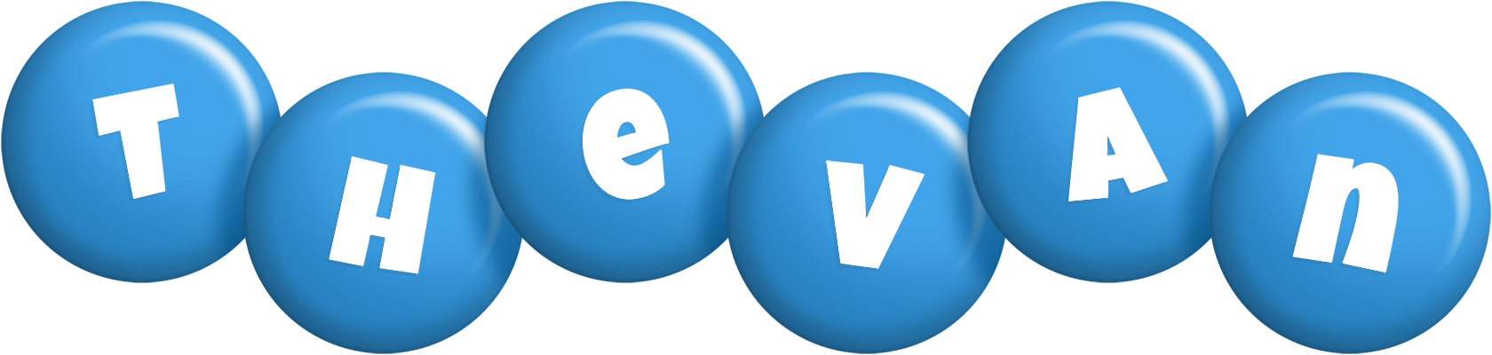 Thevan candy-blue logo