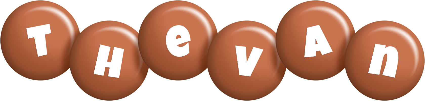 Thevan candy-brown logo
