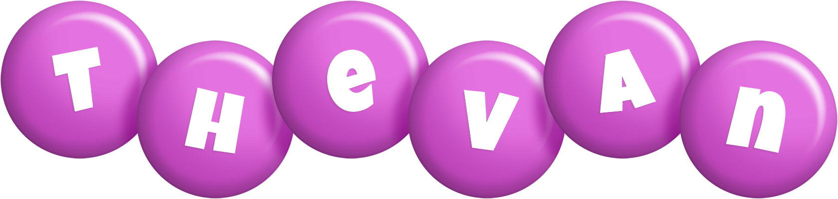 Thevan candy-purple logo