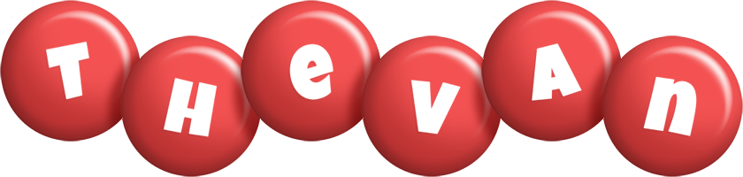 Thevan candy-red logo