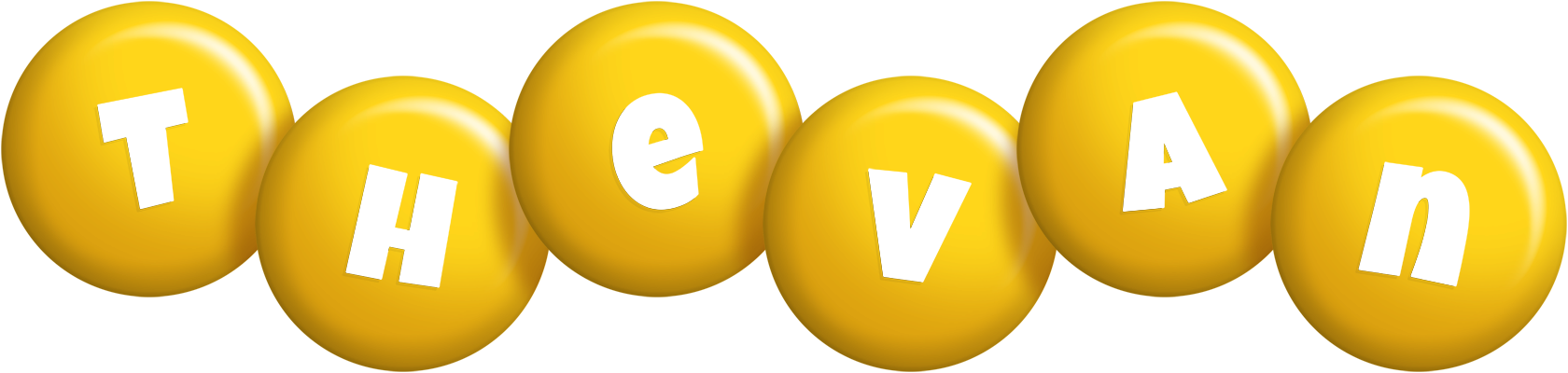 Thevan candy-yellow logo