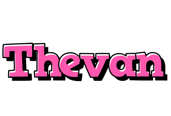 Thevan girlish logo
