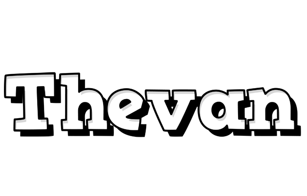 Thevan snowing logo