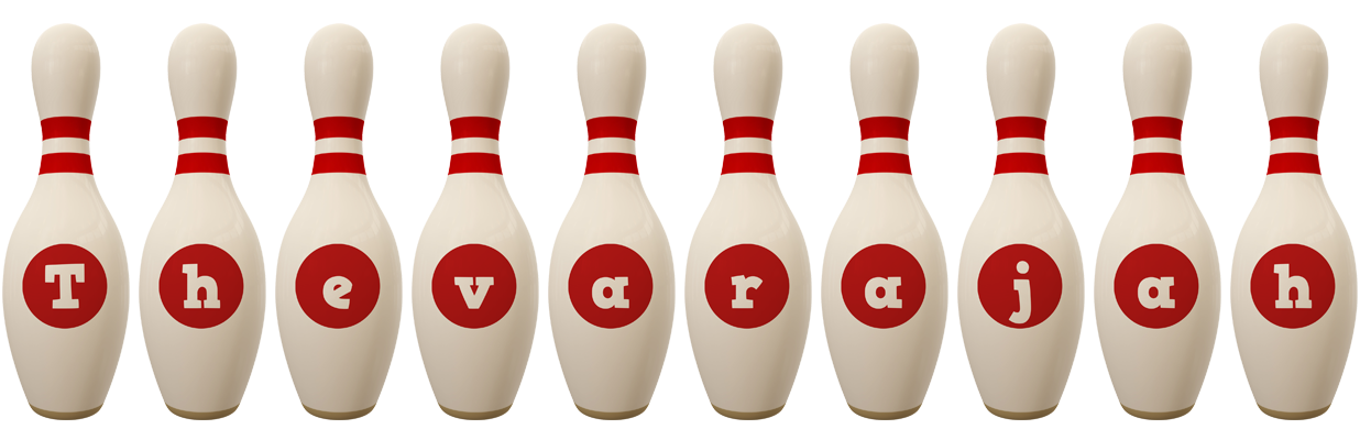 Thevarajah bowling-pin logo