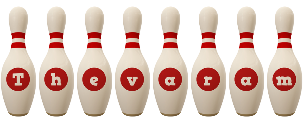 Thevaram bowling-pin logo