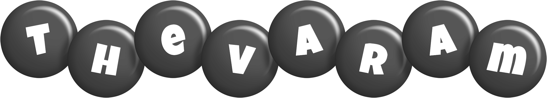 Thevaram candy-black logo