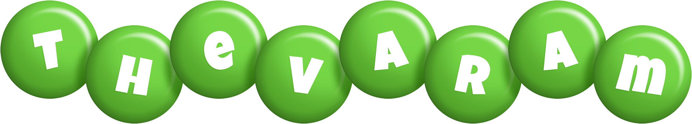 Thevaram candy-green logo