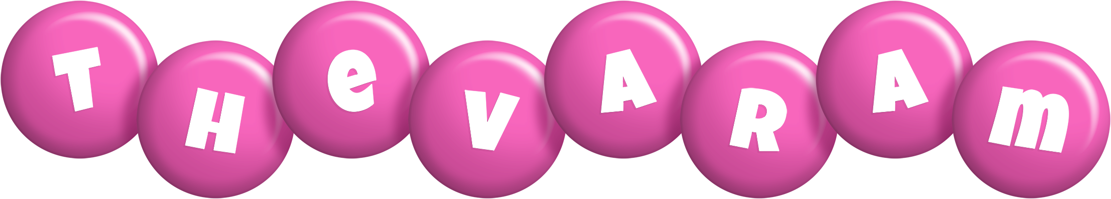 Thevaram candy-pink logo