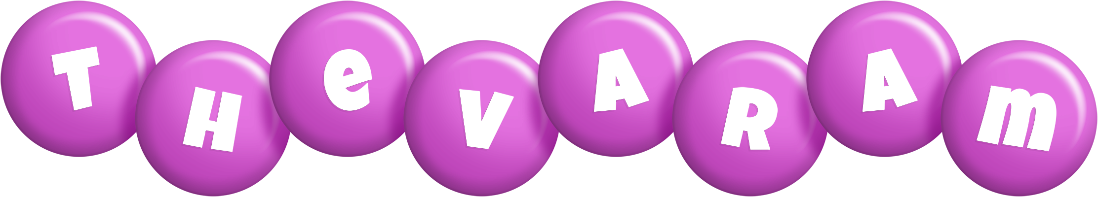 Thevaram candy-purple logo