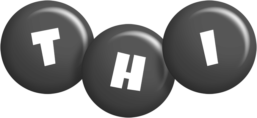 Thi candy-black logo