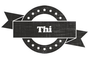 Thi grunge logo