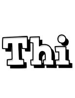 Thi snowing logo