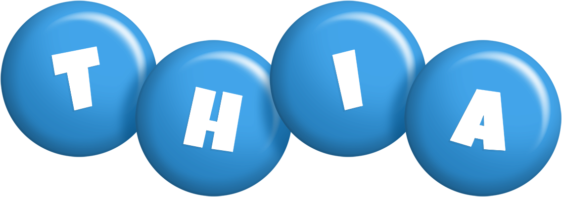 Thia candy-blue logo