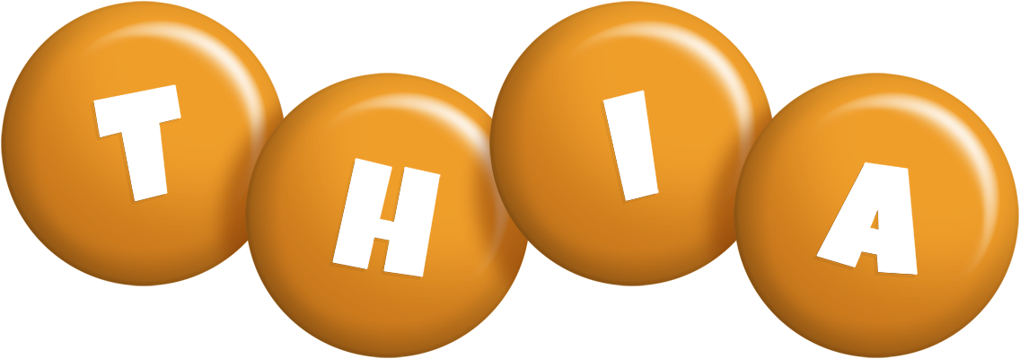 Thia candy-orange logo