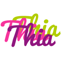 Thia flowers logo