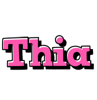 Thia girlish logo