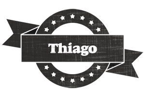 Thiago grunge logo