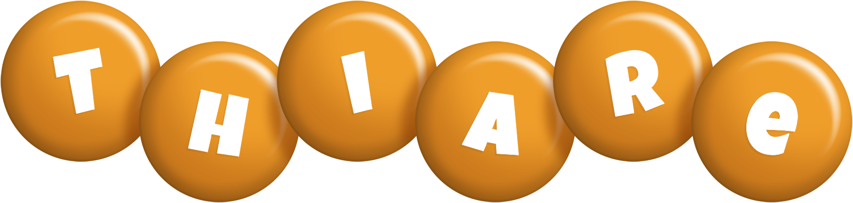 Thiare candy-orange logo