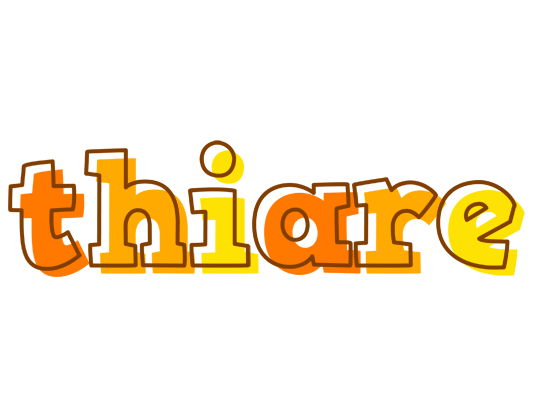 Thiare desert logo
