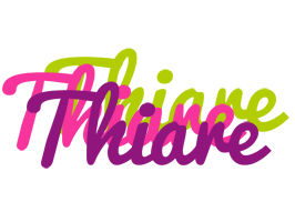 Thiare flowers logo