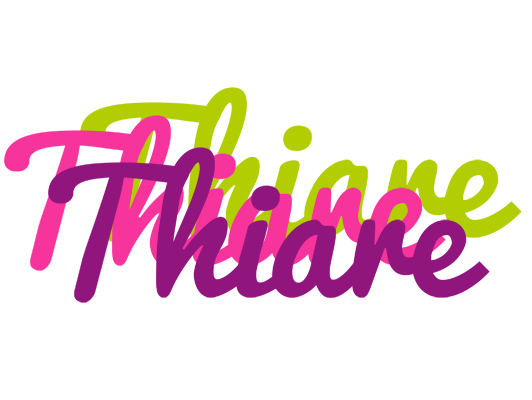 Thiare flowers logo