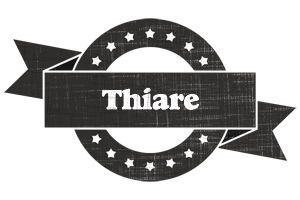 Thiare grunge logo