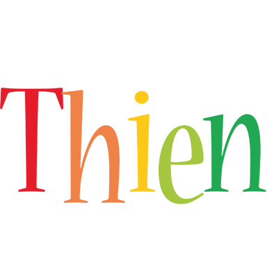 Thien birthday logo
