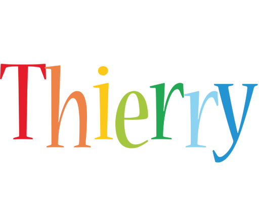 Thierry birthday logo